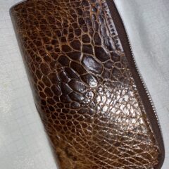 海亀の革の長財布　（注文製作）