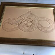 革画　（トグロを巻く 龍）SALEゴールデンウィーク末迄