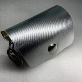 AirPods 猫のハンカチ ミニバッグ  シルバー(着払い)