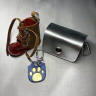 (7点セット)コビトの革靴+猫のハンカチミニバッグ+金箔トラップ(送料無料)