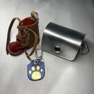 (7点セット)コビトの革靴+猫のハンカチミニバッグ+金箔トラップ(送料無料)