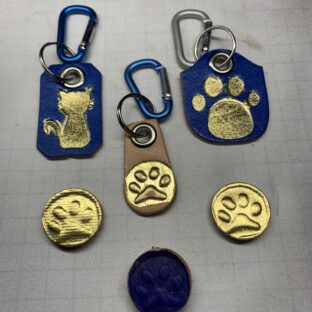 肉球マグネット3点とストラップ3点セット