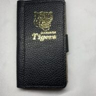 22.(1割引)Tigers携帯カバー革製(スライド機能付)ブラックおまけ2点