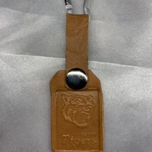 12.Tigers（牛革）刻印ストラップ　ライトブラウン