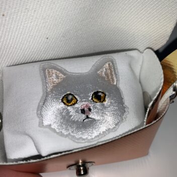 100)3点セットAirPods猫のハンカチミニバッグ（税込み送料無料）ミニバッグ半額祭り